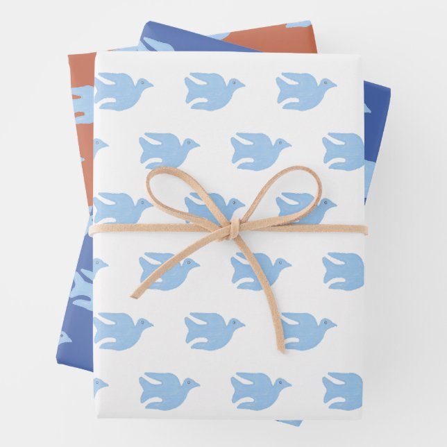 Wrapping Paper Flat Sheet Set of 3 (In situ)