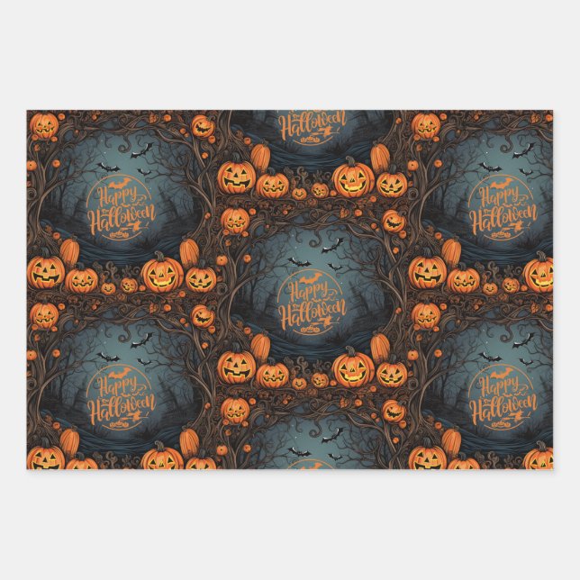 Wrapping Paper Flat Sheet Set of 3 (Front)