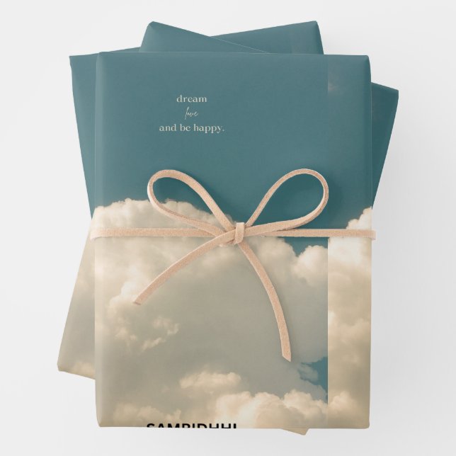 Wrapping Paper Flat Sheet Set of 3 (In situ)