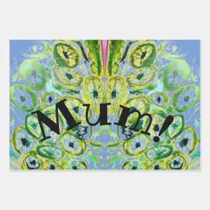 Wrapping Paper Flat Sheet Set of 3