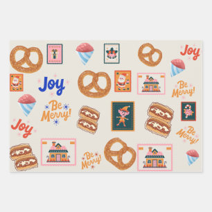 Wrapping Paper Flat Sheet Set of 3