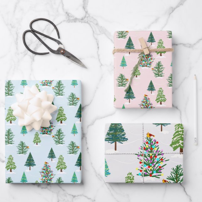 Wrapping Paper Flat Sheet Set of 3 (Front)