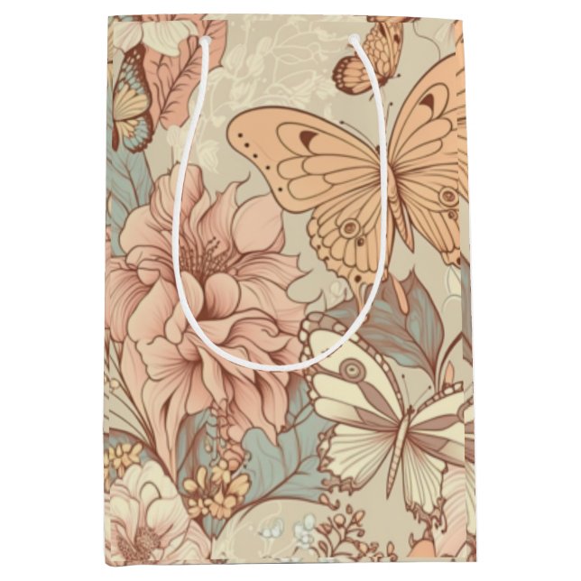 Wrapping Paper Flat Sheet Set of 3 Medium Gift Bag (Front)