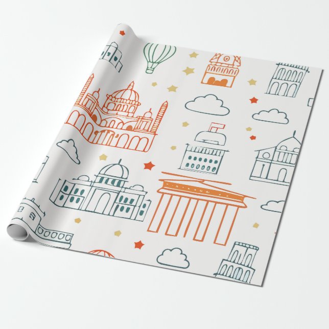 Wrapping Paper for kids (Unrolled)