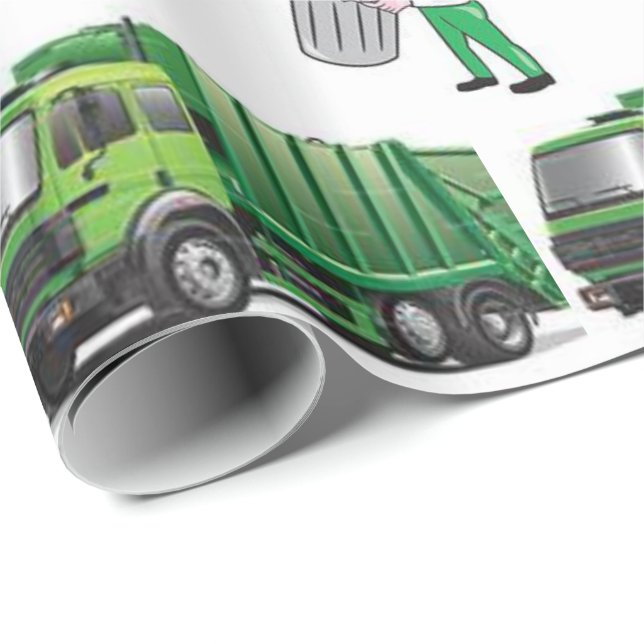 Wrapping paper Garbage Man (Roll Corner)