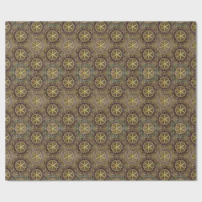 Wrapping Paper, “Gilded Glam” Paper (Flat)