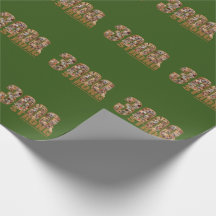 Wrapping Paper - Green, 3000 Strong