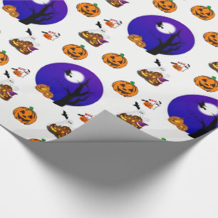 Wrapping paper Halloween
