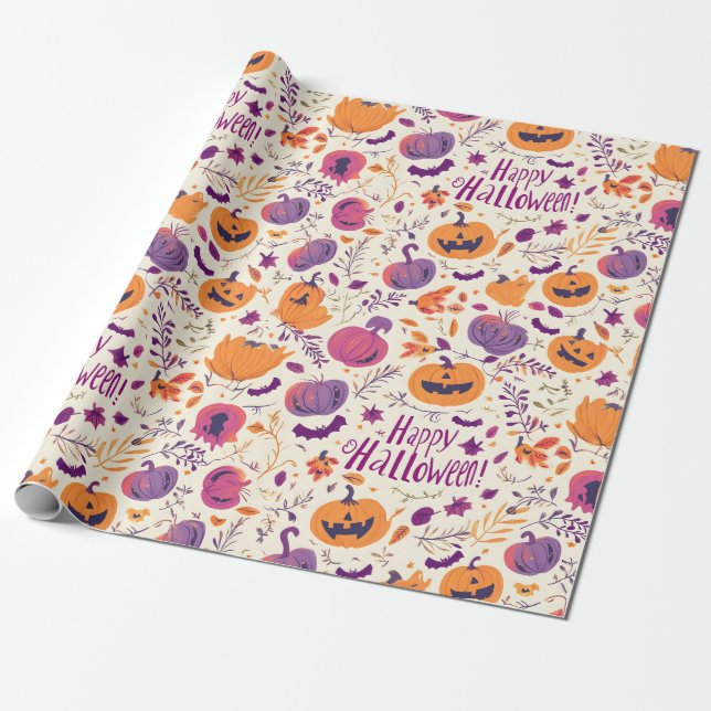 Wrapping Paper(Halloween) Paper (Unrolled)