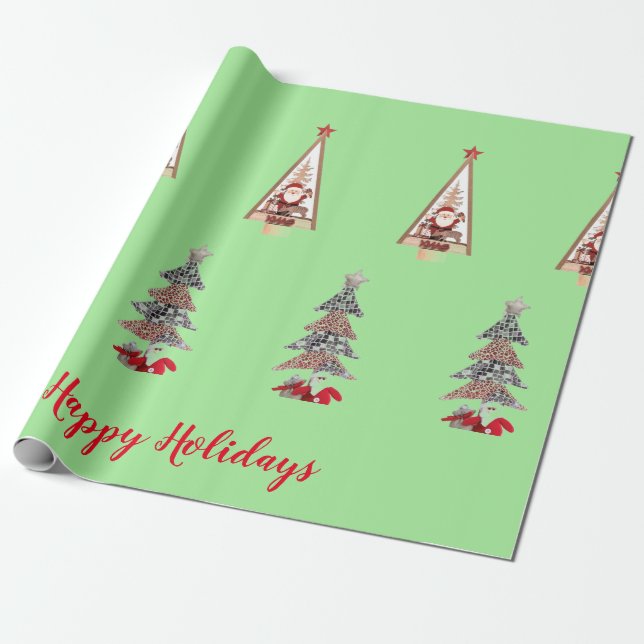 Wrapping Paper Holidays (Unrolled)