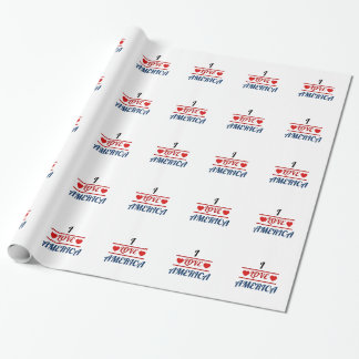 Wrapping Paper - I Love America