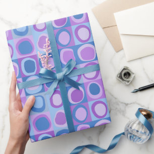 wrapping paper in repeating abstract pattern