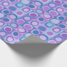 wrapping paper in repeating abstract pattern