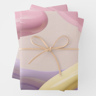Wrapping paper in stylish abstract graphic