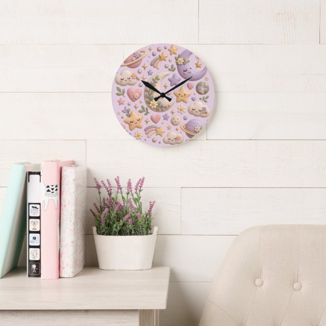Wrapping Paper Large Clock (Reading Room)