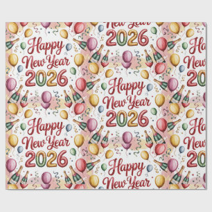 Wrapping Paper-New Year 2026 Wrapping Paper