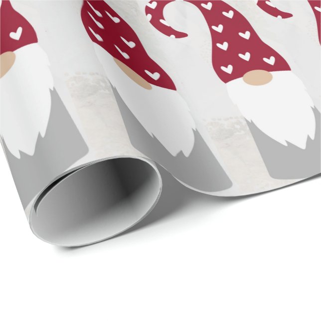 Wrapping Paper - Nordic Christmas Gnome (Roll Corner)
