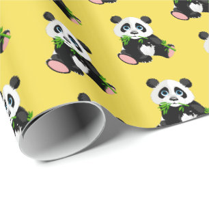 Wrapping Paper-Panda Bear Paper