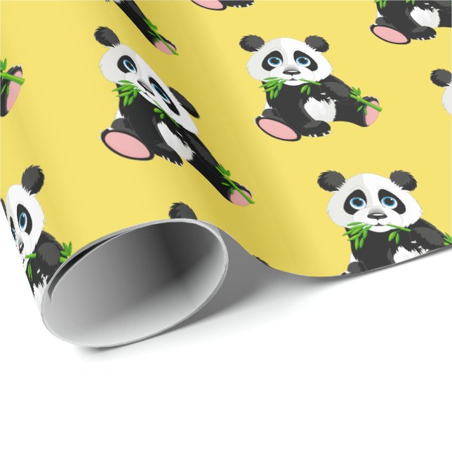 Wrapping Paper-Panda Bear Paper (Roll Corner)