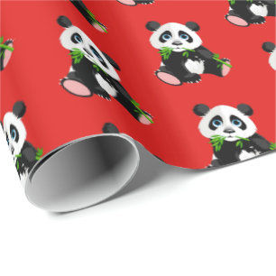 Wrapping Paper-Panda Bear Wrapping Paper