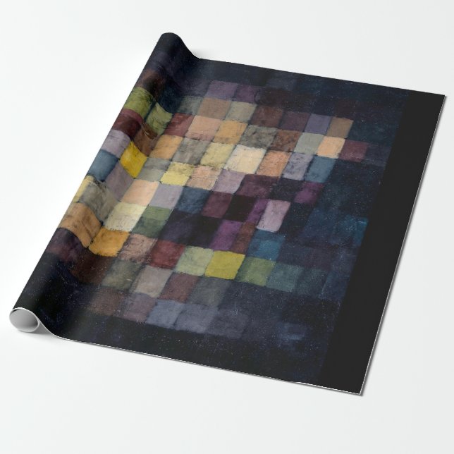 WRAPPING PAPER : PAUL KLEE : OLD SOUND : 1925 (Unrolled)