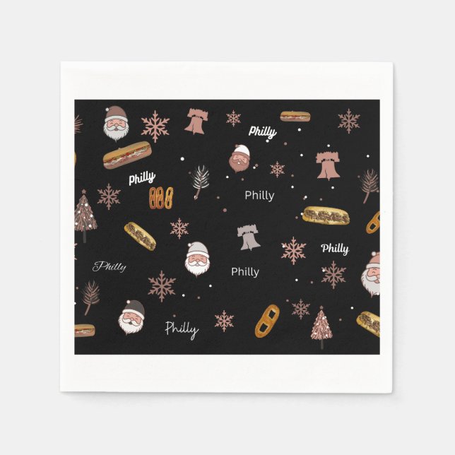 Wrapping Paper- Philadelphia  Napkin (Front)