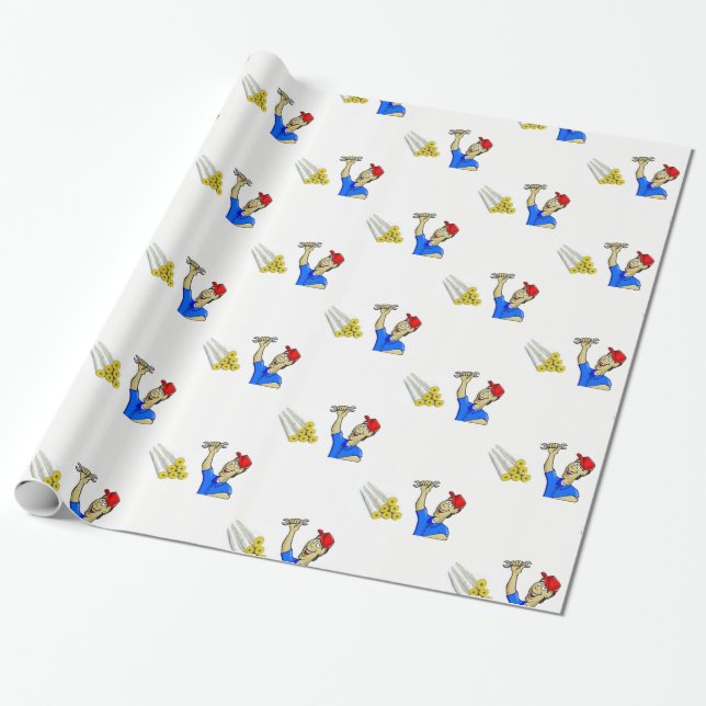 Wrapping Paper Plumber (Unrolled)