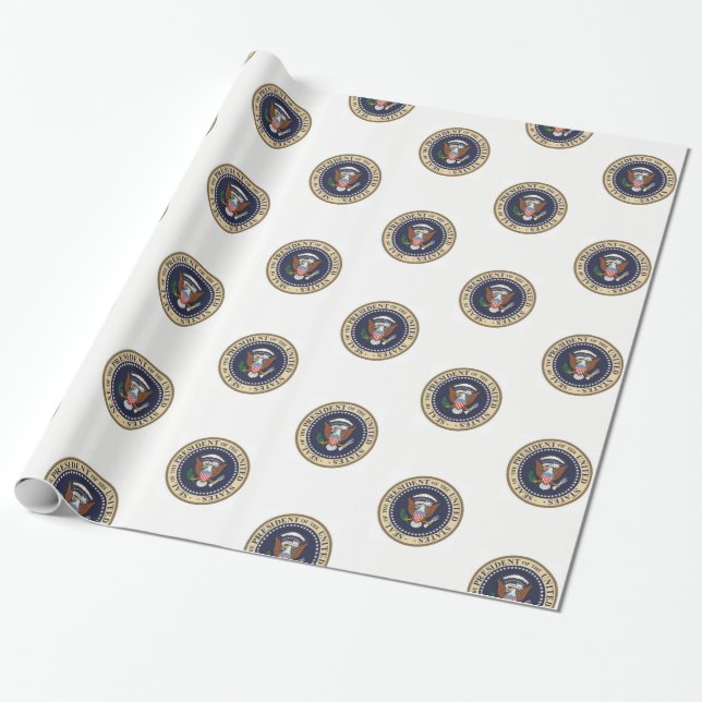 Wrapping paper President (Unrolled)