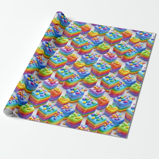 Wrapping Paper - Pride Cakes 1 (Unrolled)