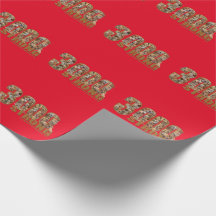 Wrapping Paper - Red, 3000 Strong