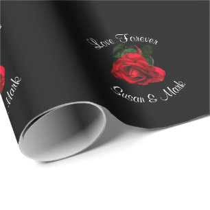 Wrapping Paper, Red Rose Collection Paper
