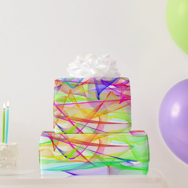 Wrapping Paper - Ribbons of Light (Party Gifts)
