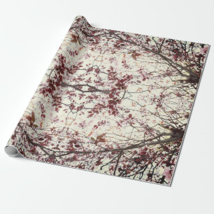 Wrapping Paper Roll Cherry Blossom Design 2