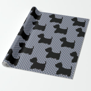 Wrapping Paper - Scottie Dog Tartan