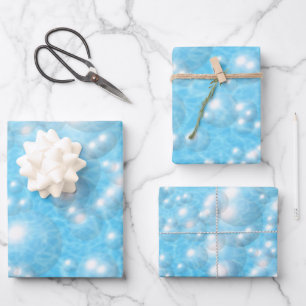 Wrapping Paper Set - Bubbles in Pool