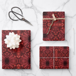 Wrapping Paper Set - Chrysanthemum Kaleidoscopics