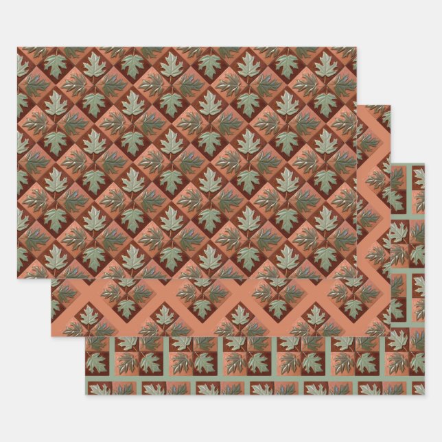 Wrapping Paper set of 3 sheets (Set)