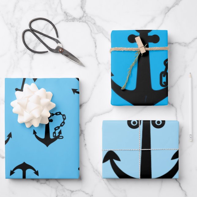  Wrapping Paper Sheets Anchor (Front)