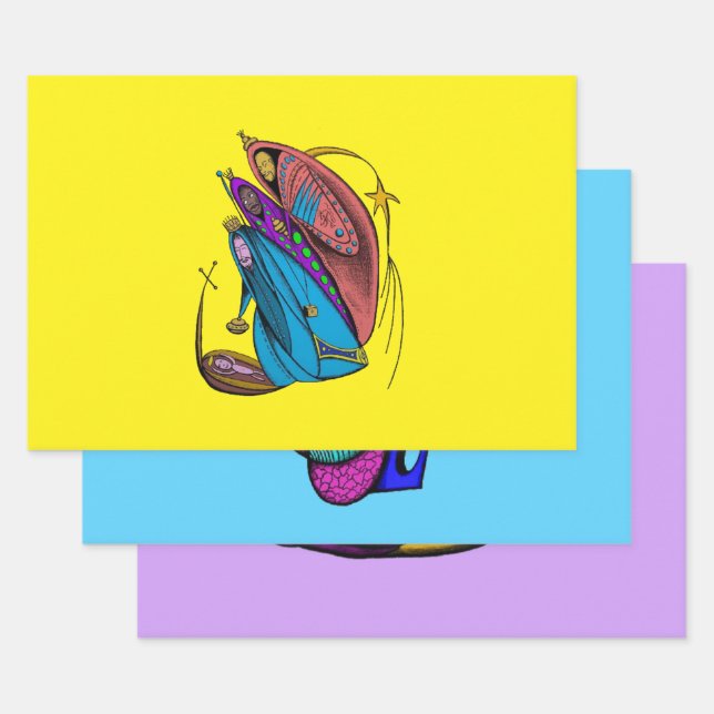 Wrapping Paper Sheets Christmas (Set)