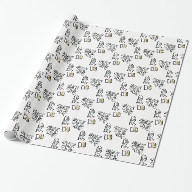Wrapping Paper Stylist (Unrolled)