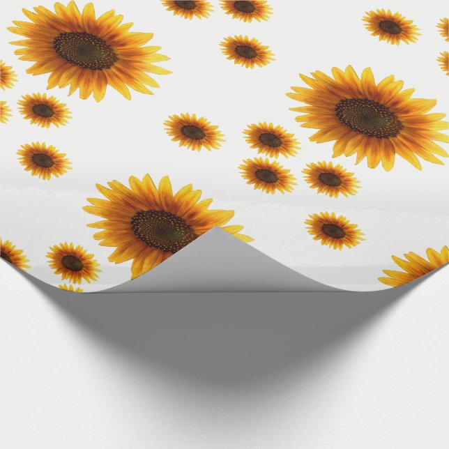 Wrapping paper Sunflower (Corner)