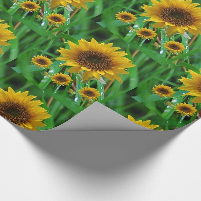 Wrapping paper Sunflower (Corner)