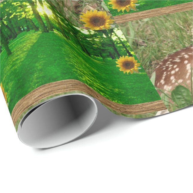 Wrapping paper Sunflower (Roll Corner)
