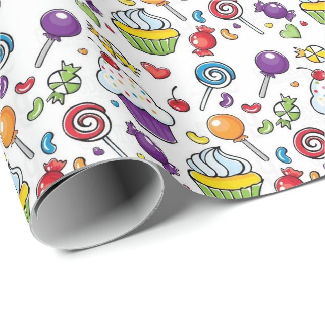Wrapping Paper - Sweet Cupcake (Roll Corner)