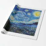 WRAPPING PAPER : THE STARRY NIGHT : VAN GOGH<br><div class="desc">WRAPPING PAPER : THE STARRY NIGHT : VINCENT VAN GOGH</div>