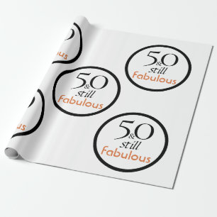 Wrapping Paper to the big 50th birthday