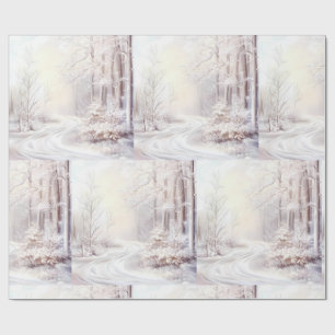 Wrapping Paper-Victorian Winter Christmas Wrapping Wrapping Paper