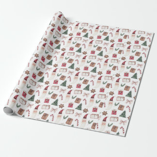 Wrapping Paper w/ Christmas theme