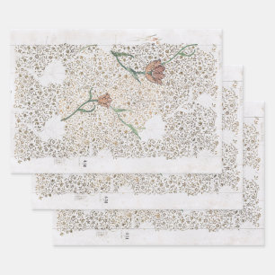 WRAPPING PAPER : WILLIAM MORRIS : GARDEN TULIP
