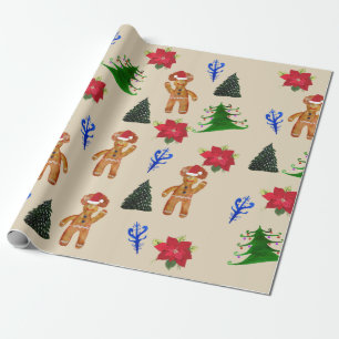 Wrapping Paper Winter Holidays